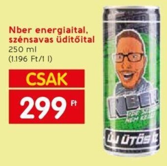 Spar Nber energiaital, szénsavas üdítőital 250 ml ajánlat