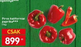Spar Piros kaliforniai paprika 1 kg ajánlat