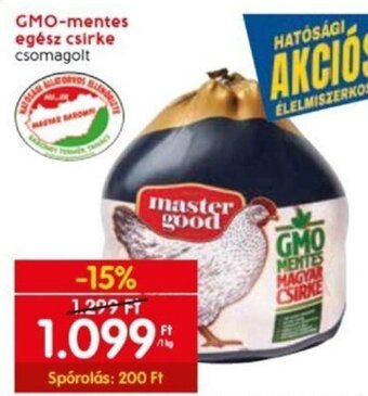 Spar GMO-mentes egész csirke 1 kg ajánlat