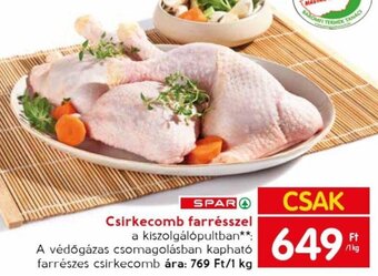 Spar SPAR Csirkecomb farrésszel 1 kg ajánlat