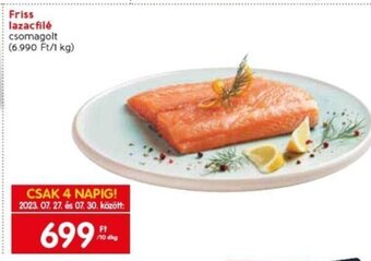 Spar Friss lazacfilé 10 dkg ajánlat