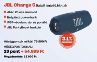 Spar JBL Charge 5 1 db ajánlat