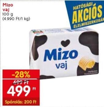 Spar Mizo vaj 100 g ajánlat