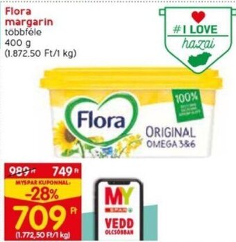 Spar Flora margarin 400 g ajánlat