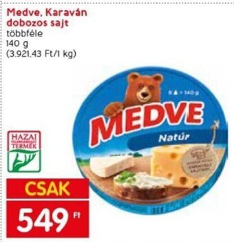 Spar Medve, Karaván dobozos sajt 140 g ajánlat