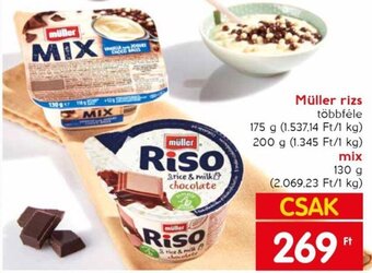 Spar Müller rizs stb. 130 - 200 g ajánlat