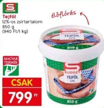 Spar Tejföl 850 g ajánlat