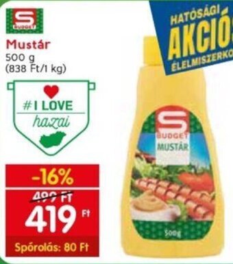 Spar Mustár 500 g ajánlat