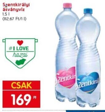 Spar Szentkirályi ásványvíz 1,5 l ajánlat