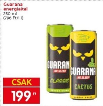 Spar Guarana energiaital 250 ml ajánlat