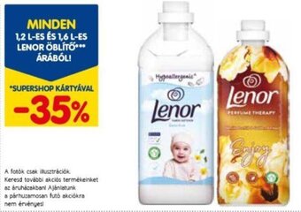 Spar MINDEN 1,2 L-ES ÉS 1,6 L-ES LENOR ÖBLÍTŐ ÁRÁBÓL! ajánlat
