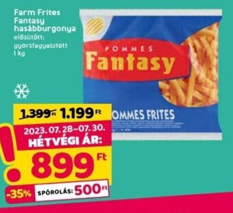Spar Farm Frites Fantasy hasábburgonya 1 kg ajánlat