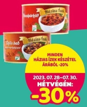 Spar MINDEN HÁZIAS ÍZEK KÉSZÉTEL ÁRÁBÓL ajánlat