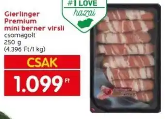 Spar Gierlinger Premium mini berner virsli 250 g ajánlat