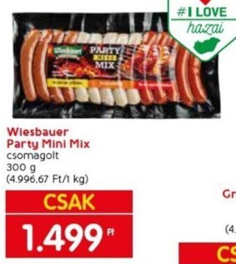 Spar Wiesbauer Party Mini Mix 300 g ajánlat