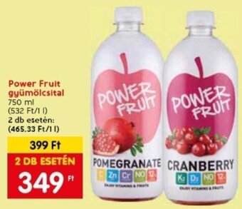 Spar Power Fruit gyümölcsital 750 ml ajánlat