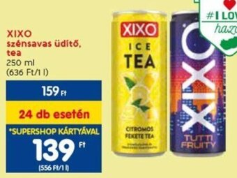 Spar XIXO szénsavas üdítő, tea 250 ml ajánlat