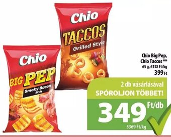Coop Chio Big Pep, Chio Taccos 65 g ajánlat