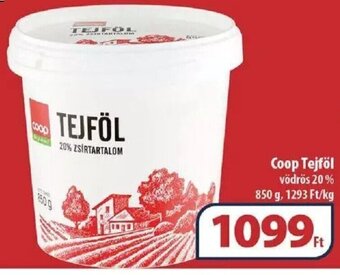 Coop Coop Tejföl 850 g ajánlat