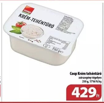 Coop Coop Krém tehéntúró 250 g ajánlat