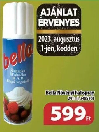 Coop Bella Növényi habspray 241 ml ajánlat