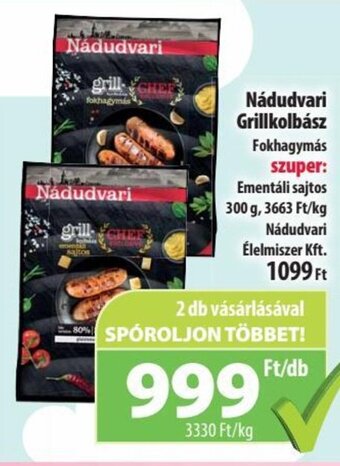 Coop Nádudvari Grillkolbász 300 g ajánlat