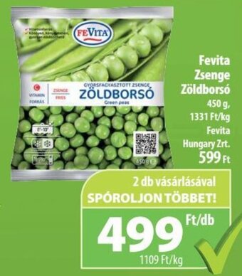Coop Fevita Zsenge Zöldborsó 450 g ajánlat