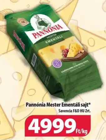 Coop Pannónia Mester Ementáli sajt 1 kg ajánlat
