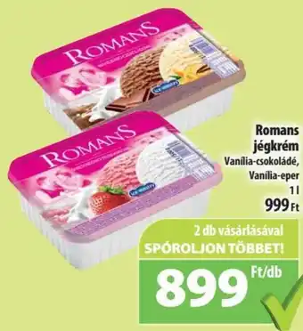 Coop Romans jégkrém 1 l ajánlat