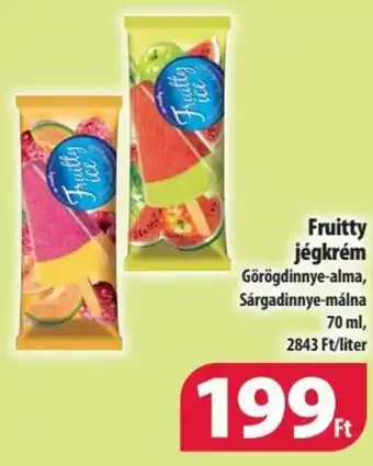 Coop Fruitty jégkrém 70 ml ajánlat
