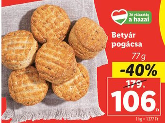Lidl Betyár pogácsa 77 g ajánlat