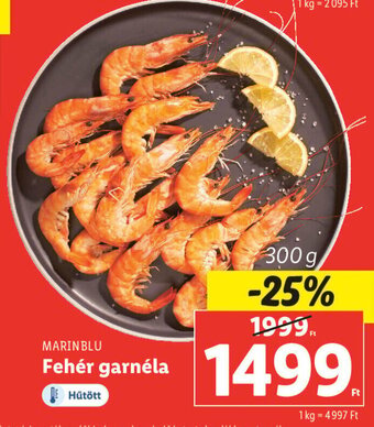Lidl MARINBLU Fehér garnéla 300 g ajánlat