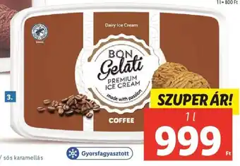 Lidl BON GELATI Prémium jégkrém 1 l ajánlat