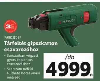 Lidl PARKSIDE Tárfeltét gipszkarton csavarozóhoz 1 db ajánlat