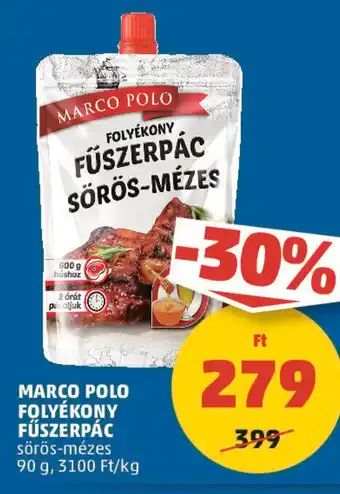PENNY MARCO POLO FOLYÉKONY FŰSZERPÁC 90 g ajánlat