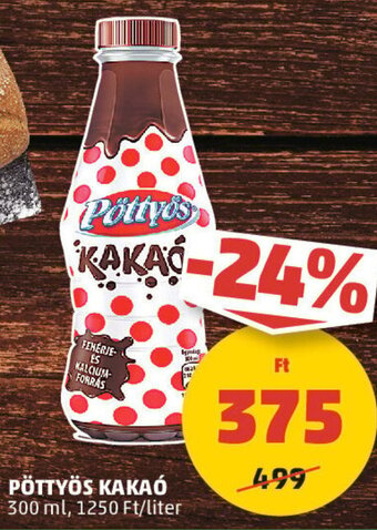 PENNY PÖTTYÖS KAKAÓ 300 ml ajánlat