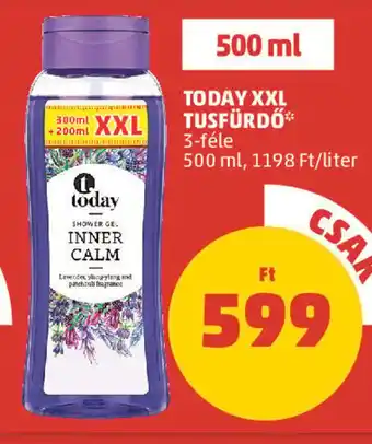 TODAY XXL TUSFÜRDŐ 500 ml