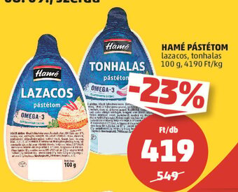 PENNY HAMÉ PÁSTÉTOM 100 g ajánlat
