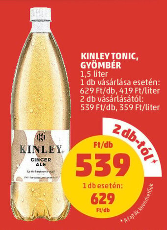 PENNY KINLEY TONIC, GYÖMBÉR 1,5 l ajánlat