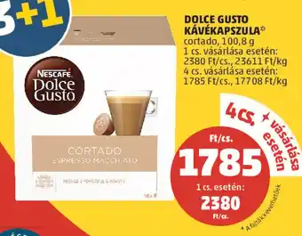 PENNY DOLCE GUSTO KÁVÉKAPSZULA 100,8 g ajánlat