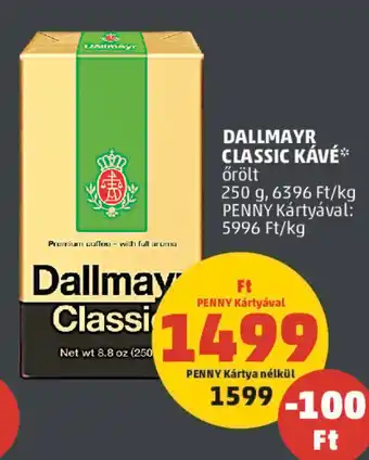 DALLMAYR CLASSIC KÁVÉ 250 g
