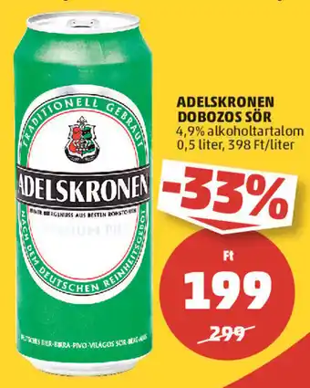 PENNY ADELSKRONEN DOBOZOS SÖR 0,5 l ajánlat