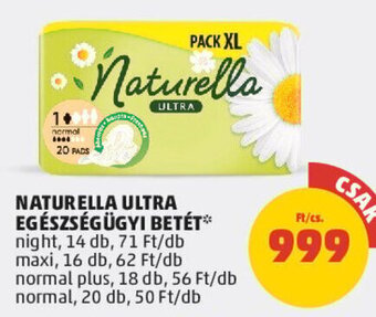 PENNY NATURELLA ULTRA EGÉSZSÉGÜGYI BETÉT 14 - 20 db ajánlat
