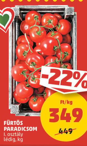 PENNY FÜRTÖS PARADICSOM 1 kg ajánlat