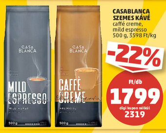PENNY CASABLANCA SZEMES KÁVÉ 500 g ajánlat