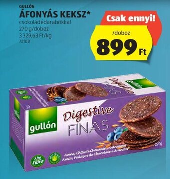 ALDI GULLÓN ÁFONYÁS KEKSZ 270 g ajánlat