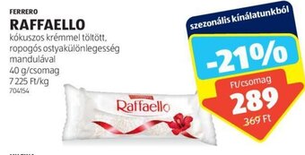 ALDI FERRERO RAFFAELLO 40 g ajánlat
