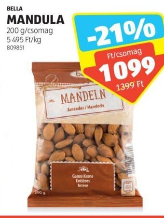 ALDI BELLA MANDULA 200 g ajánlat