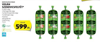 ALDI QUEEN OF PEAS VEGAN VEGÁN SZENDVICSFELTÉT 200 g ajánlat