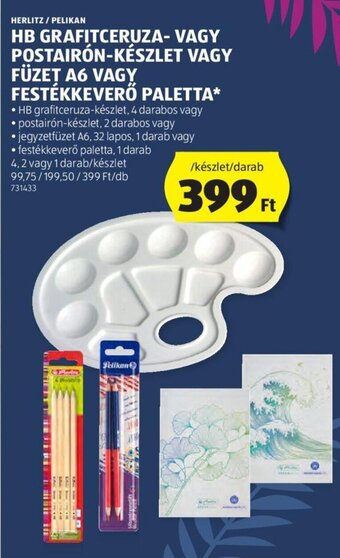 ALDI HERLITZ / PELIKAN HB GRAFITCERUZA- stb. 4 - 1 db ajánlat
